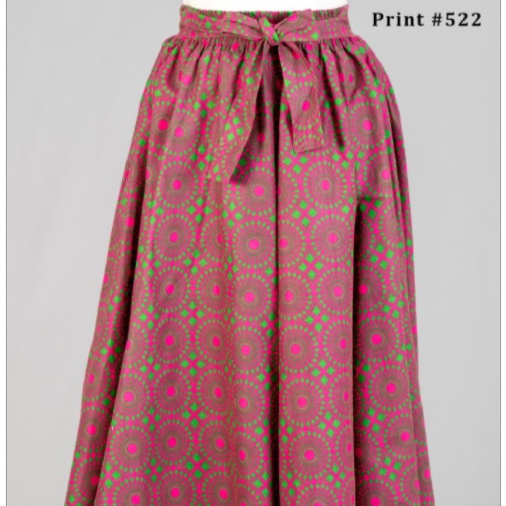 African Print Skirt